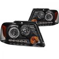 Anzo Usa 04-08 F150 LED PROJECTOR HEADLIGHT BLACK DRIVER/PASSENGER 111204